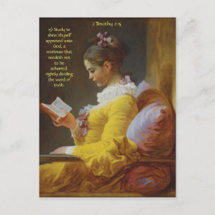 Carte Postale Étudier pour vous montrer approuvé à Dieu