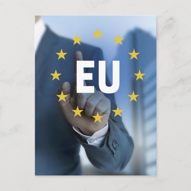 Carte Postale EU tactile concept (Devant)