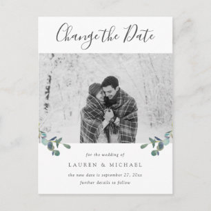 Carte Postale Eucalyptus Crest Aquarelle Photo Modifier la date