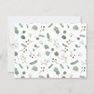 Carte Postale Eucalyptus Vert Argent Dollar Gum Blossoms