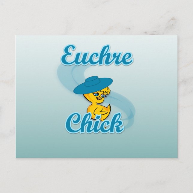Carte Postale Euchre Chick #3 (Devant)