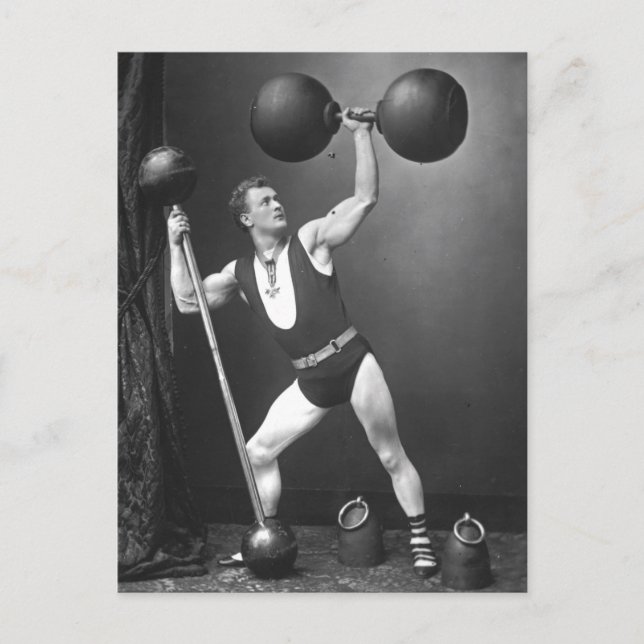 Carte Postale Eugen Sandow Strongman (Devant)