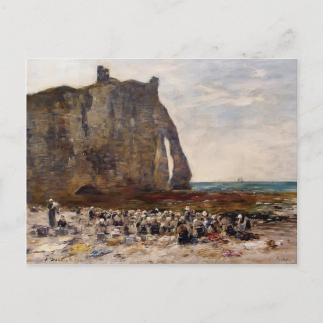 Carte Postale Eugene Boudin - Les Libérations d'Etretat (Devant)