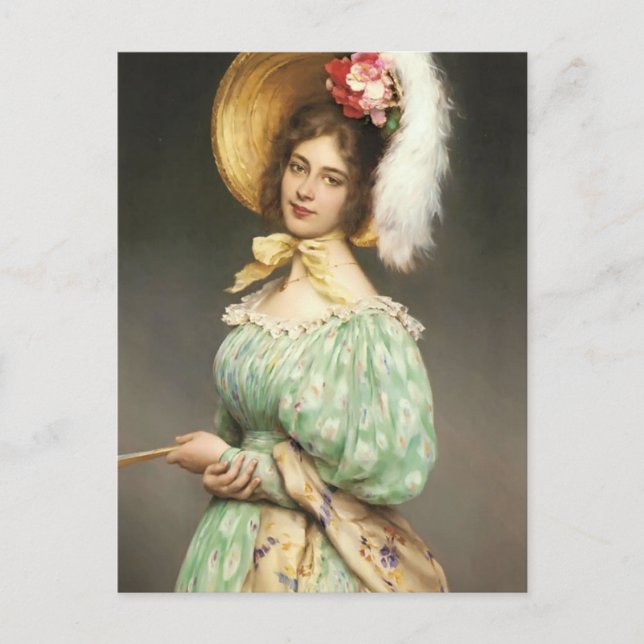 Carte Postale Eugene de Blaas - Musette (Devant)