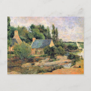 Carte Postale Eugène Henri Paul Gauguin - Filles-laveuses à Pont