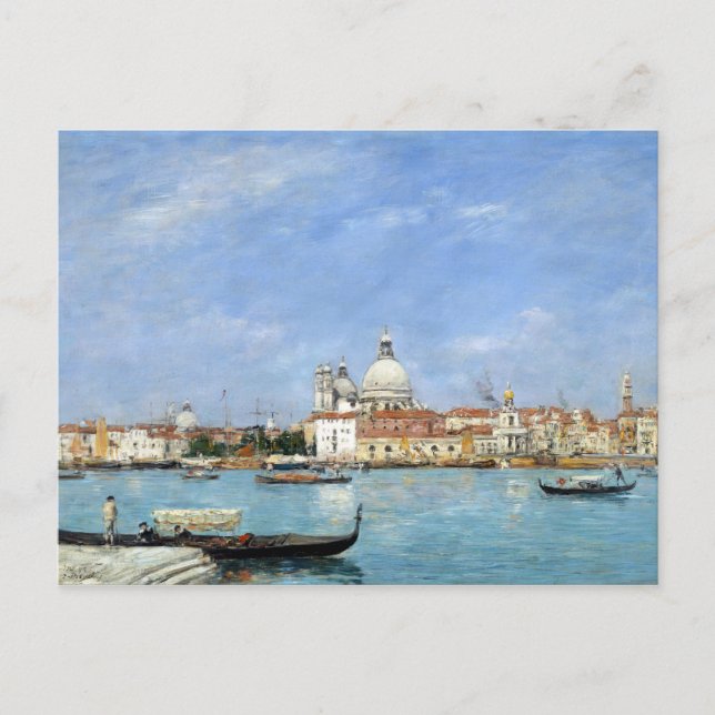 Carte Postale Eugène Louis Boudin Venice, Père Noël Maria (Devant)