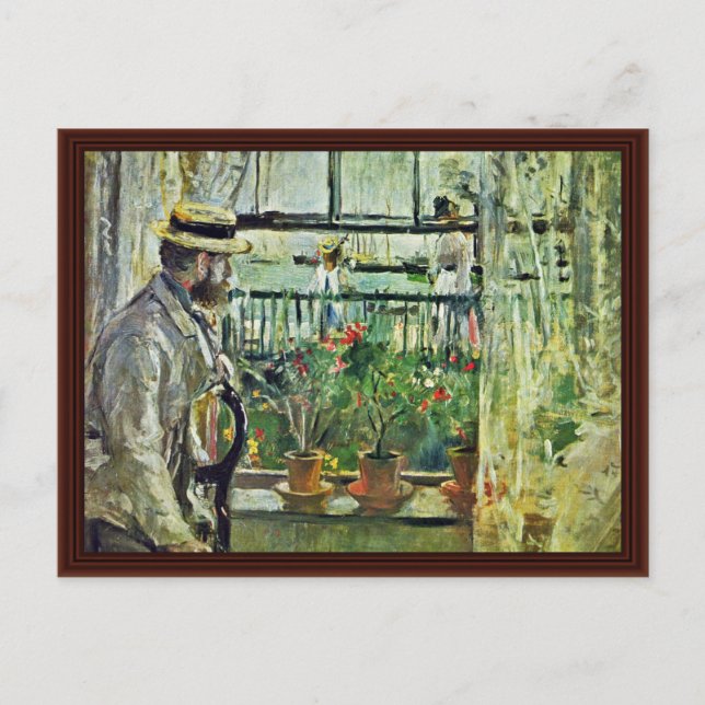 Carte Postale Eugène Manet sur l'île de Wight (Devant)