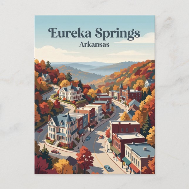 Carte Postale Eureka Springs États-Unis (Devant)