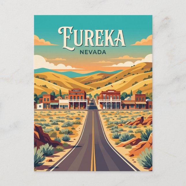 Carte Postale Eureka USA (Devant)