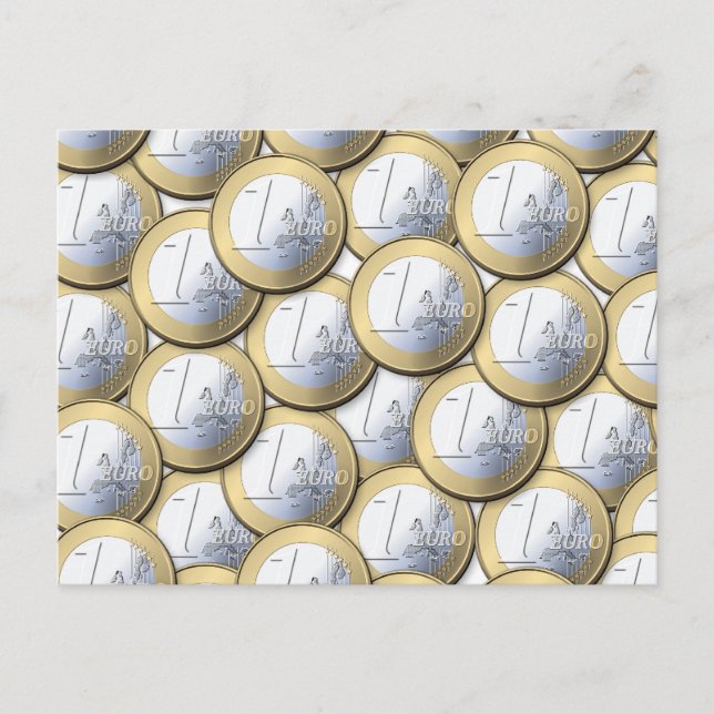 Carte postale Euro Coins (Devant)