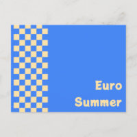Carte postale Euro été