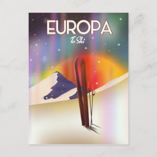 Carte Postale Europa - Lune de Jupiter Space Art.