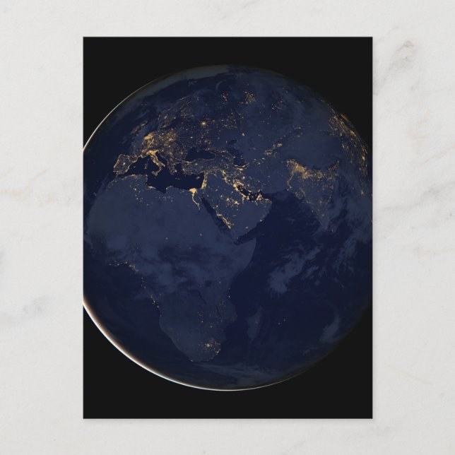 Carte Postale Europe, Afrique et Moyen-Orient Lumières De La Vil (Devant)