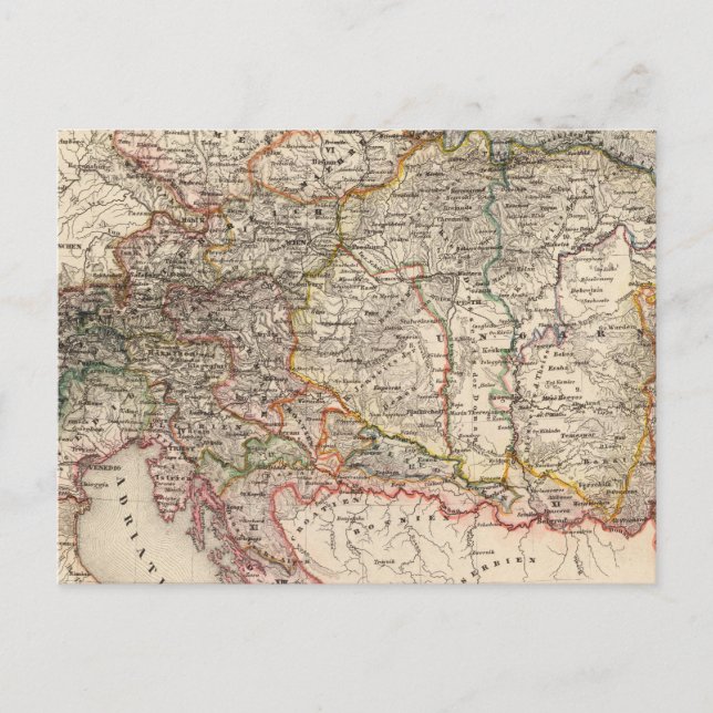 Carte Postale Europe centrale (Devant)