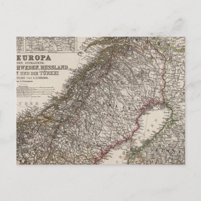 Carte Postale Europe de l'Est, Norvège (Devant)