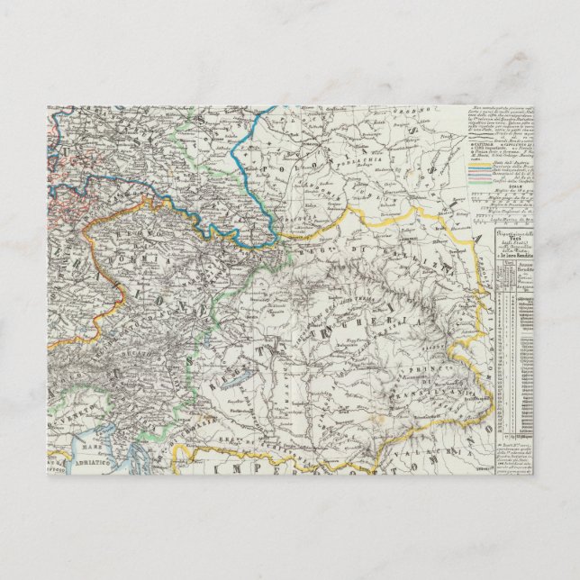 Carte Postale Europe et Allemagne (Devant)