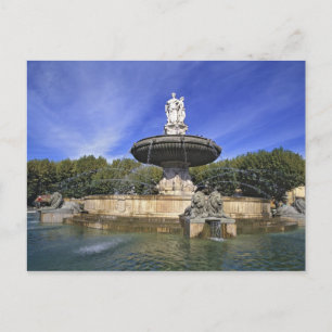 Carte Postale Europe, France, Aix-en-Provence. Fontaine de