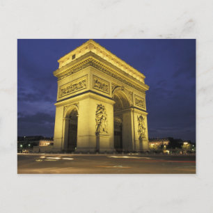 Carte Postale Europe, France, Paris. Arc de Triomphe