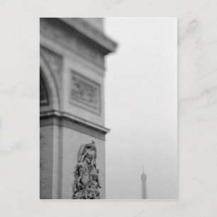 Carte Postale Europe, France, Paris. Arc de Triomphe et 2