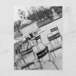 Carte Postale Europe, France, Paris. Chairs, Jardin du