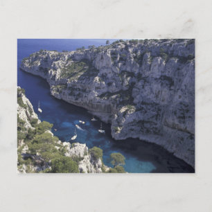 Carte Postale Europe, France, Provence, Calanques. Pierre calcai