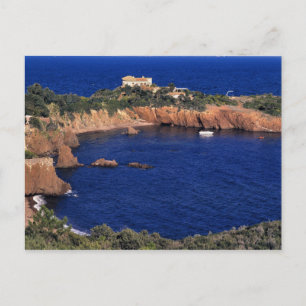 Carte Postale Europe, France, Theoule-sur-Mer. Un toit en tuiles