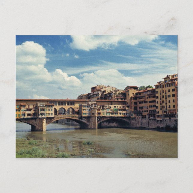 Carte Postale Europe, Italie, Florence. Le Ponte Vecchio (Devant)