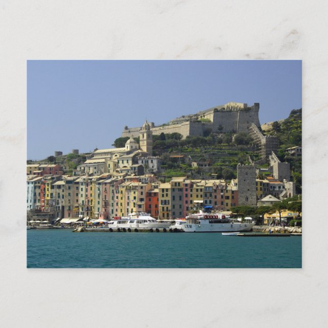 Carte Postale Europe, Italie, Portovenere ou Porto Venere. (Devant)
