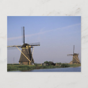 Carte Postale Europe, Pays-Bas, Zuid Holland, Kinderdijk.