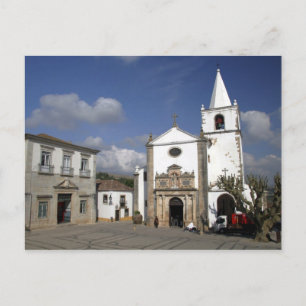 Carte Postale Europe, Portugal, Obidos. Eglise père Noël Maria à