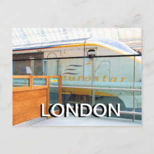 Carte Postale Eurostar St Pancras Kings Cross Londres