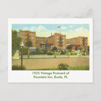 Carte Postale Eustis, FL - Fountain Inn - 1925