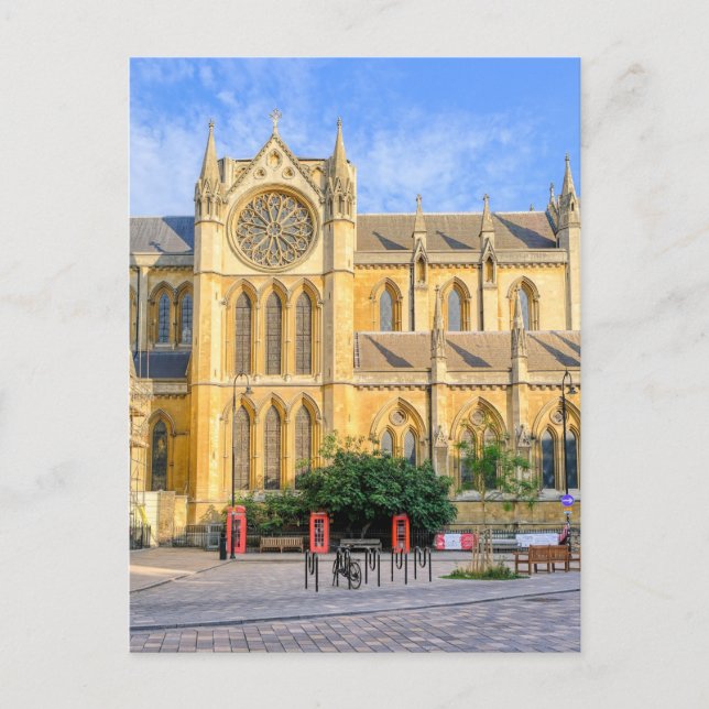 Carte Postale Euston Church, Bloomsbury, London UK Postcard (Devant)