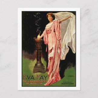 Carte Postale Eva Fay ~ La Haute Prêtre du Mysticisme