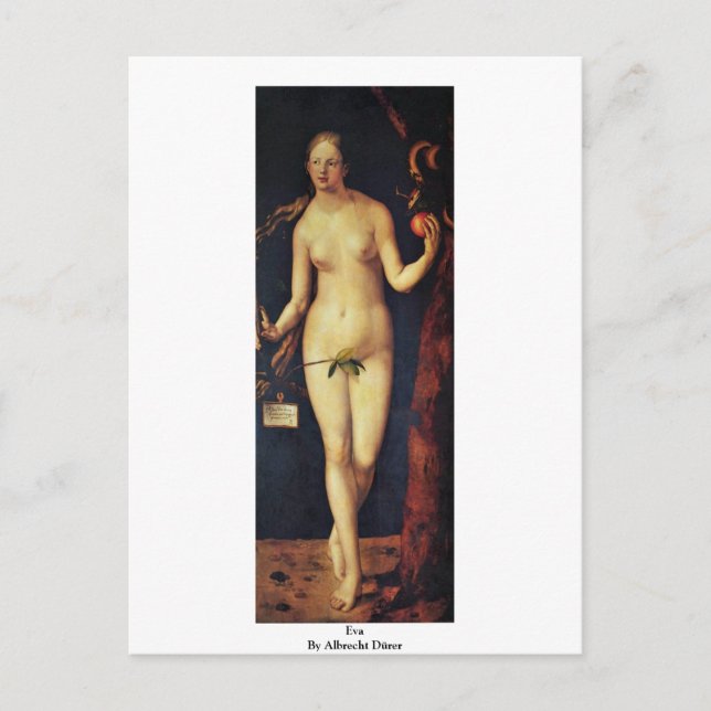 Carte Postale Eva Par Albrecht Dürer (Devant)