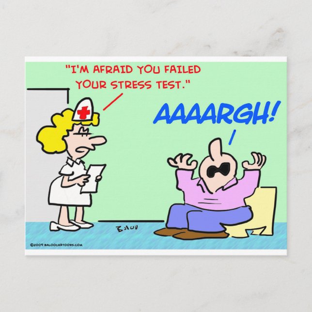 Carte Postale évaluation du stress (Devant)