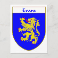 Evans Armoiries/crête de famille (Pays de Galles)
