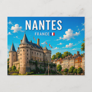Carte Postale Évasion au bord de la Loire à Nantes France