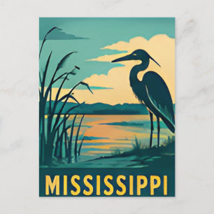 Carte Postale 🌿 Évasion au pays de la rivière Mississippi
