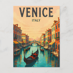 Carte Postale Évasion romantique à Venise en Italie sur le Grand