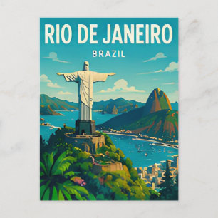 Carte Postale Évasion sur la côte tropicale de Rio de Janeiro au