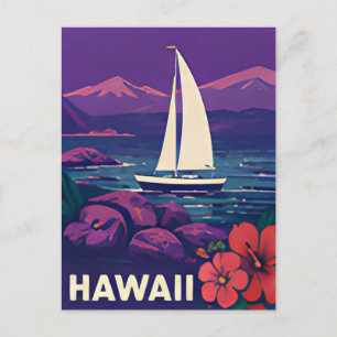 Carte Postale 🌺 Évasion tropicale d'Hawaii