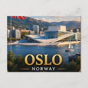 Carte Postale Évasion urbaine scandinave à Oslo en Norvège 🗺️