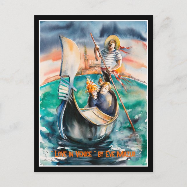 Carte Postale EVE L'Amour Peint à Venise, Italie (Devant)
