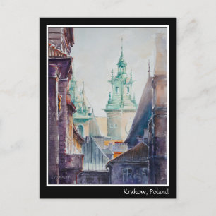 Carte Postale EVE Peint Cracovie, Pologne Vieille Ville