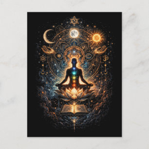 Carte Postale Éveil du cosmos intérieur
