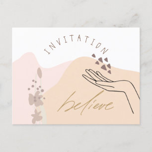 Carte Postale Événement Motivationnel Moderne Invitation de l'en