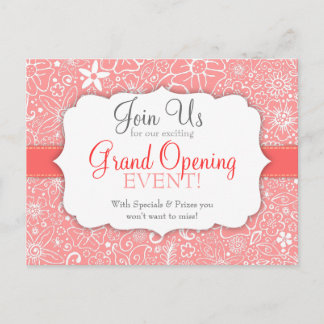 Carte postale Événement spécial Flowful Pink Custo