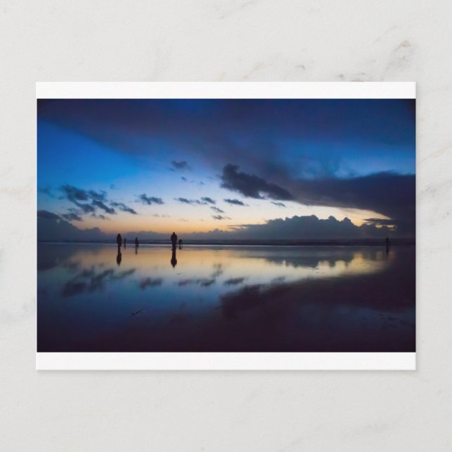 Carte Postale Evening clam hunt (Devant)