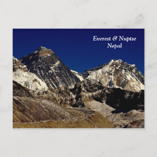 Carte Postale Everest et Nuptse